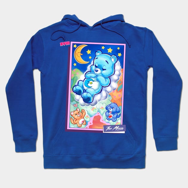 Saturday Morning Tarot XVIII The Moon Hoodie by K-Bo.